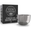 Viking Revolution Stainless Steel Shaving Soap Bowl- Shaving Mug for Shave Cream & Soap- Double Layer, Unbreakable Shaving Cup for Wet Shave 3.2″ x 2.2″