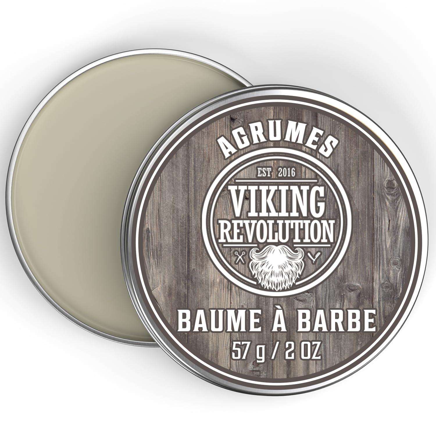 image:imageViking Revolution Cedar amp Pine Beard Balm Butter with Argan Oil Softener amp Moisturizer for Men Wax for Beards 2oz 1 PackCitrus