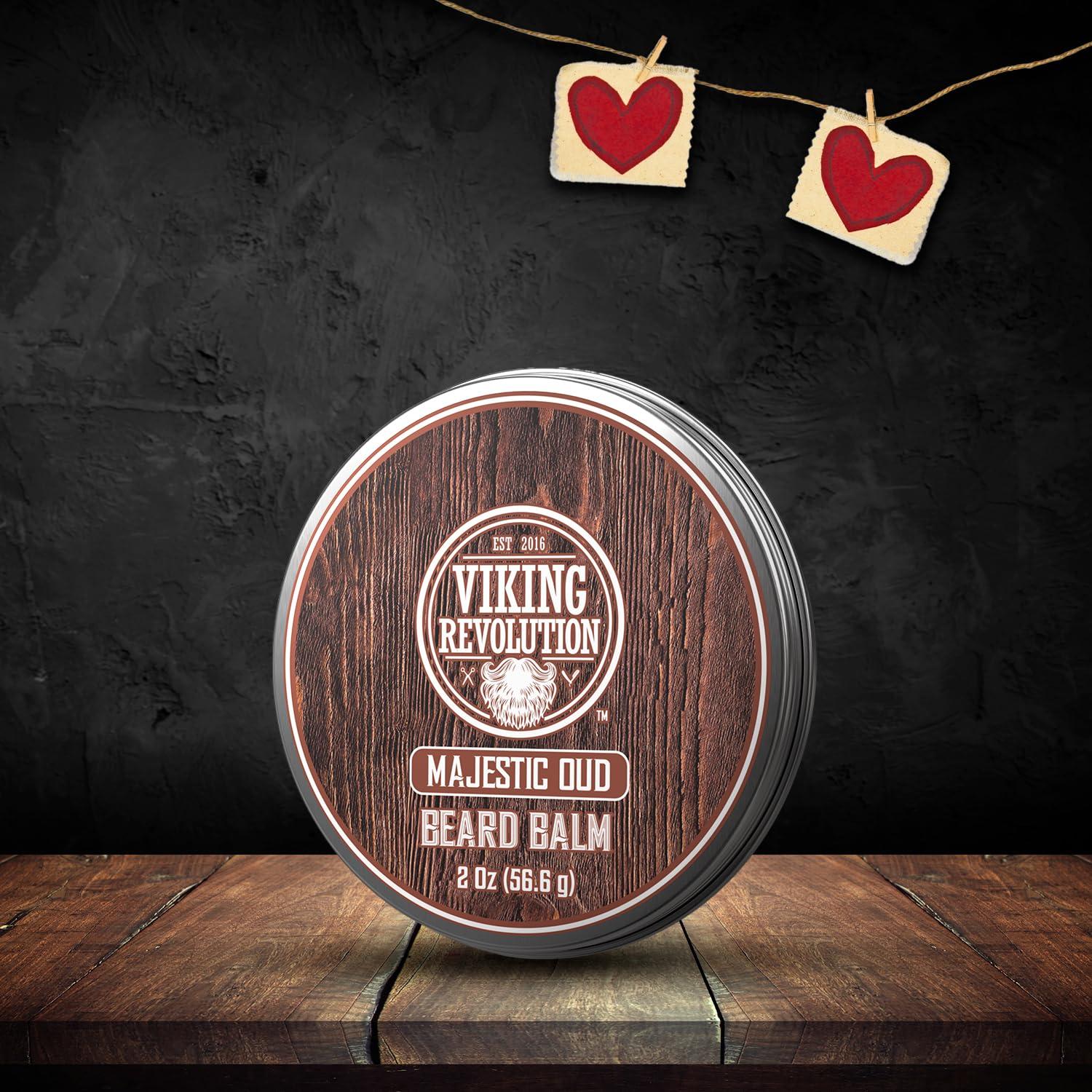 image:imageViking Revolution Cedar amp Pine Beard Balm Butter with Argan Oil Softener amp Moisturizer for Men Wax for Beards 2oz 1 PackMajestic Oud