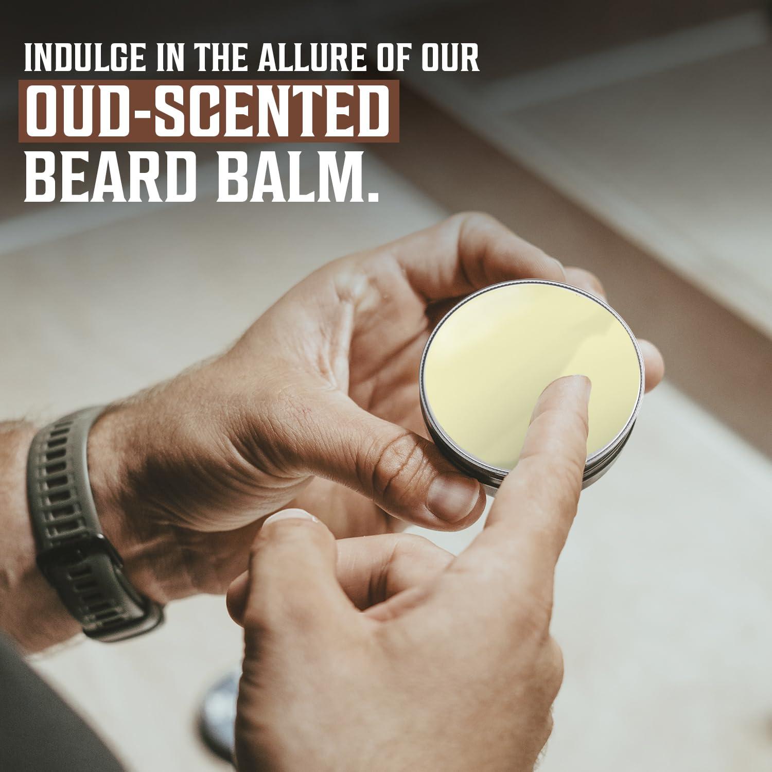 image:imageViking Revolution Cedar amp Pine Beard Balm Butter with Argan Oil Softener amp Moisturizer for Men Wax for Beards 2oz 1 PackMajestic Oud