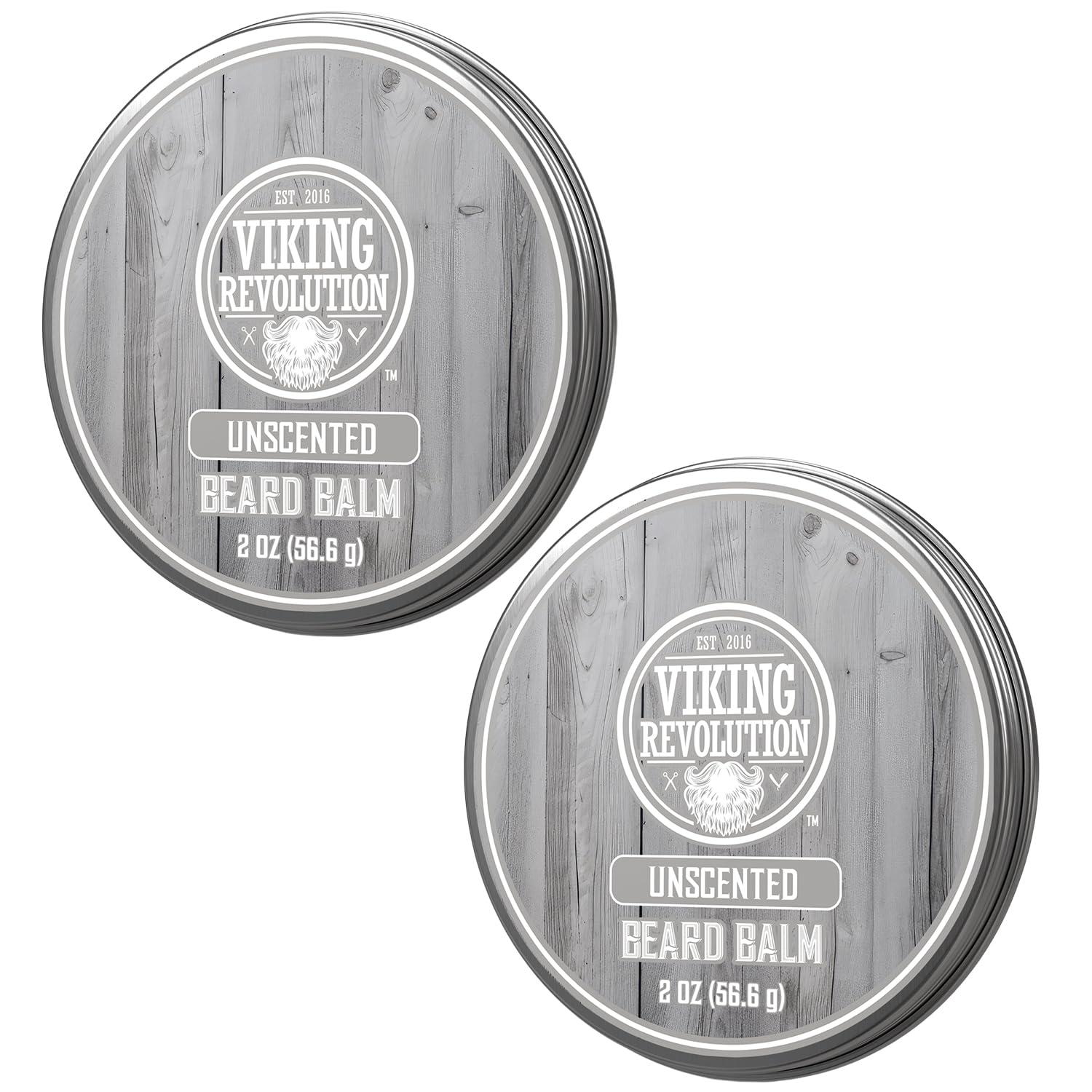 image:imageViking Revolution Cedar amp Pine Beard Balm Butter with Argan Oil Softener amp Moisturizer for Men Wax for Beards 2oz 1 PackUnscented