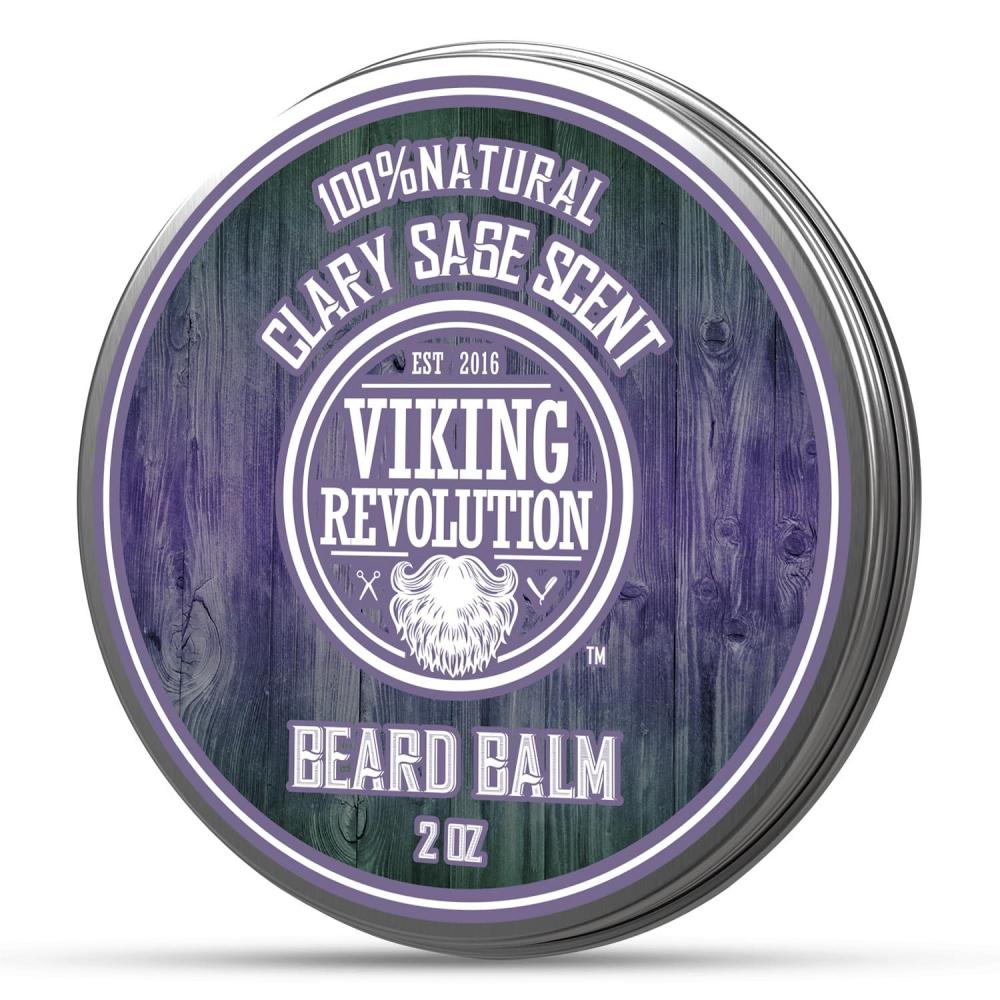 image:imageViking Revolution Cedar amp Pine Beard Balm Butter with Argan Oil Softener amp Moisturizer for Men Wax for Beards 2oz 1 PackSage