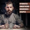 Viking Revolution Cedar & Pine Beard Balm – Butter with Argan Oil, Softener & Moisturizer for Men – Wax for Beards (2oz, 1 Pack)(Citrus and Sandalwood Scents)