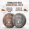 Viking Revolution Cedar & Pine Beard Balm – Butter with Argan Oil, Softener & Moisturizer for Men – Wax for Beards (2oz, 1 Pack)(Citrus and Sandalwood Scents)