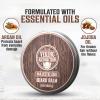 Viking Revolution Cedar & Pine Beard Balm – Butter with Argan Oil, Softener & Moisturizer for Men – Wax for Beards (2oz, 1 Pack)(Majestic Oud)