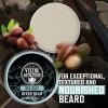 Viking Revolution Cedar & Pine Beard Balm – Butter with Argan Oil, Softener & Moisturizer for Men – Wax for Beards (2oz, 1 Pack)(Sea Salt)