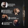 Viking Revolution Beard Pen (2 Pack) – Black Beard Pencil Filler for Men Lapiz para Barba de Hombre – Beard Filler for Men Waterproof Beard Filling Pen Kit – Long Lasting Beard Filler Pen with Brush(Brown)