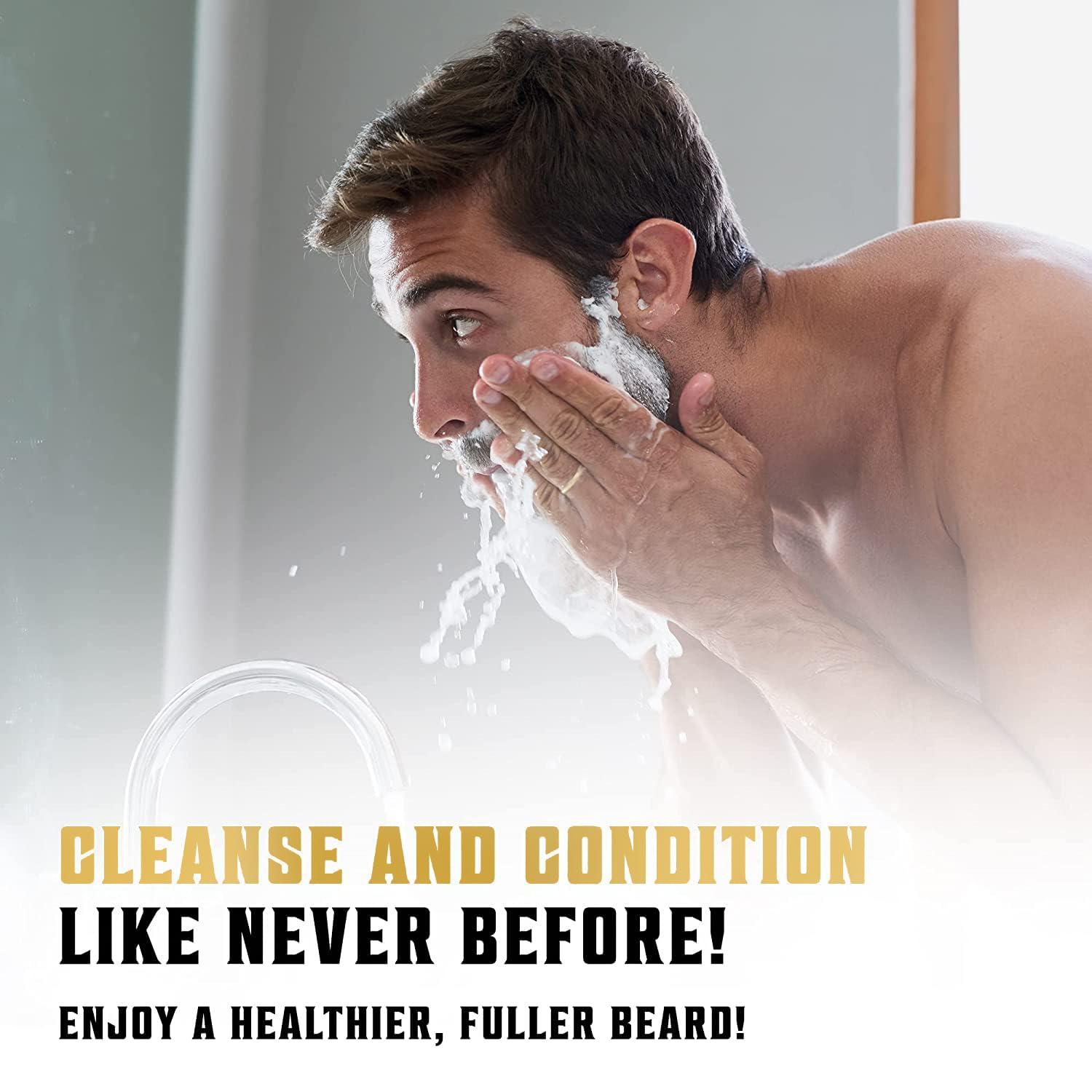 image:imageViking Revolution Beard Wash and Beard Conditioner for Men with Argan Oil and Jojoba Oil Beard Softener and Strengthener Beard Care Beard Shampoo and Conditioner with Beard Oil 17oz Sweet TobaccoBeard Wash and Conditioner