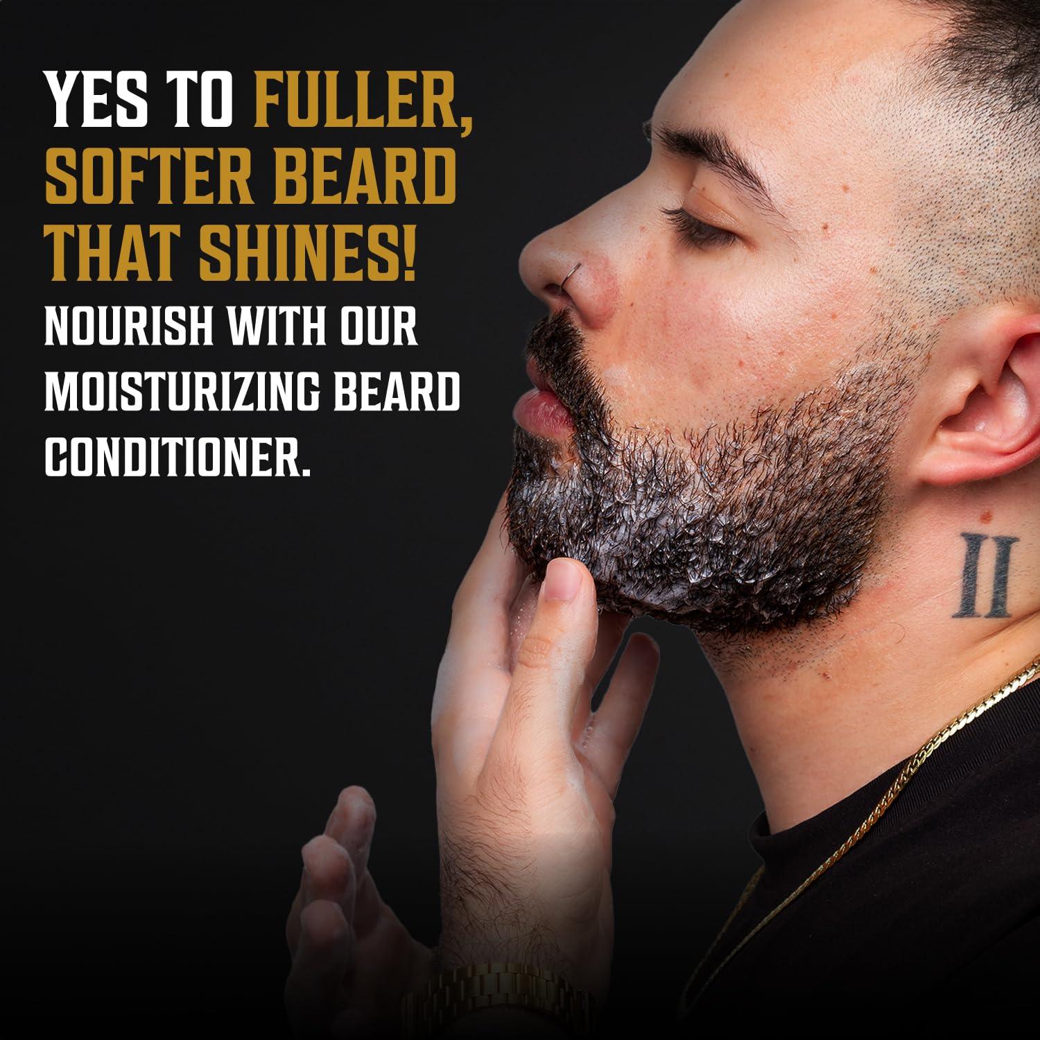 image:imageViking Revolution Beard Wash and Beard Conditioner for Men with Argan Oil and Jojoba Oil Beard Softener and Strengthener Beard Care Beard Shampoo and Conditioner with Beard Oil 17oz Sweet TobaccoBeard Wash and Conditioner