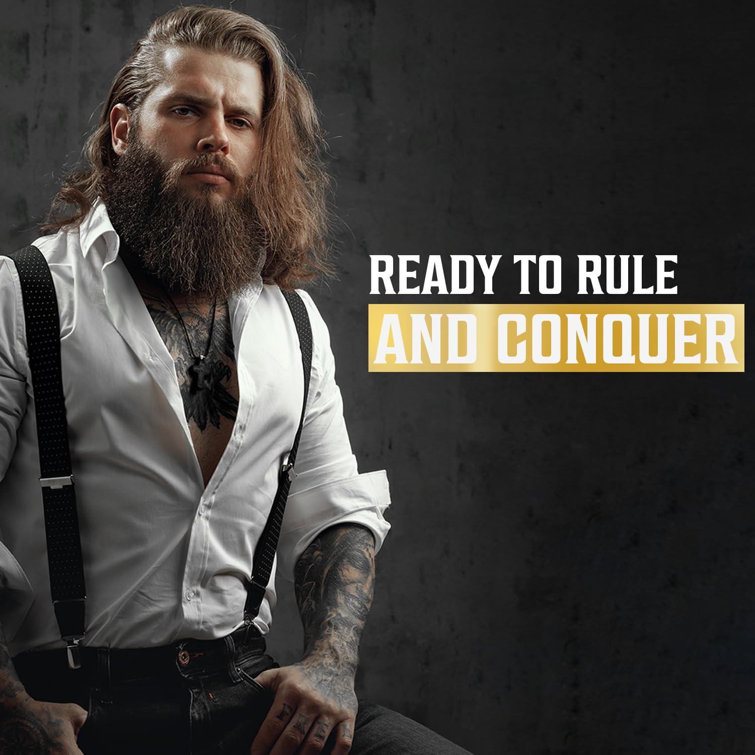 image:imageViking Revolution Beard Wash and Beard Conditioner for Men with Argan Oil and Jojoba Oil Beard Softener and Strengthener Beard Care Beard Shampoo and Conditioner with Beard Oil 17oz Sweet TobaccoBeard Wash and Conditioner