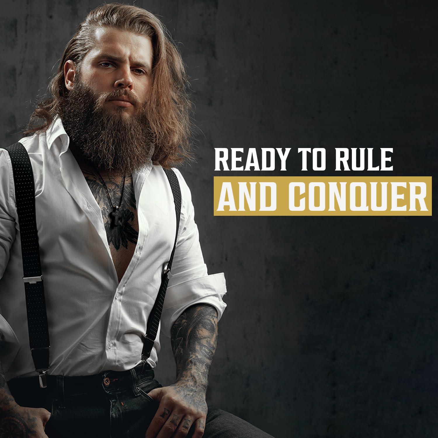 image:imageViking Revolution Beard Wash and Beard Conditioner for Men with Argan Oil and Jojoba Oil Beard Softener and Strengthener Beard Care Beard Shampoo and Conditioner with Beard Oil 17oz Sweet TobaccoBeard Wash and Conditioner