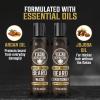Viking Revolution Beard Wash and Beard Conditioner for Men with Argan Oil and Jojoba Oil – Beard Softener and Strengthener Beard Care Beard Shampoo and Conditioner with Beard Oil (17oz, Sweet Tobacco)(Beard Wash and Conditioner)