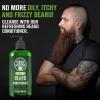 Viking Revolution Tea Tree Beard Conditioner for Men with Argan Oil and Jojoba Oil – Beard Softener and Strengthener Natural Beard Conditioner with Ginger Root Extract – Beard Care Moisturizer (17oz)