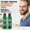 Viking Revolution Tea Tree Beard Wash and Conditioner Set for Men – Natural Beard Softener with Argan Oil, Vitamin E and Ginseng (5 Oz)