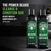 Viking Revolution Tea Tree Oil Beard Wash and Beard Conditioner For Men – Natural Beard Softener Set with Argan Oil, Vitamin E and Ginseng – Tea Tree Beard Shampoo and Conditioner Set (10 Oz)