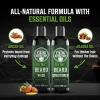 Viking Revolution Tea Tree Oil Beard Wash and Beard Conditioner For Men – Natural Beard Softener Set with Argan Oil, Vitamin E and Ginseng – Tea Tree Beard Shampoo and Conditioner Set (10 Oz)