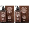 Viking Revolution Beard Wash Shampoo w/Argan & Jojoba Oils – Softens & Strengthens – Sandalwood Scent – 17 oz Shampoo(17 Fl Oz (Pack of 2))