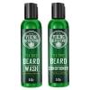 Viking Revolution Tea Tree Beard Wash and Conditioner Set for Men – Natural Beard Softener with Argan Oil, Vitamin E and Ginseng (5 Oz)
