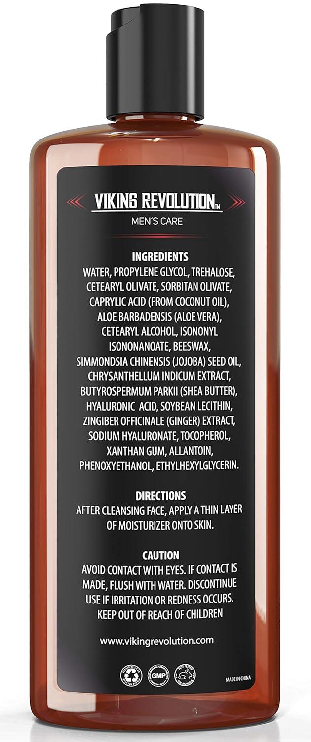 image:imageViking Revolution Natural Moisturizer Cream for Skincare Anti Wrinkle amp Anti Aging Facial CreamLotion Mens Face Care