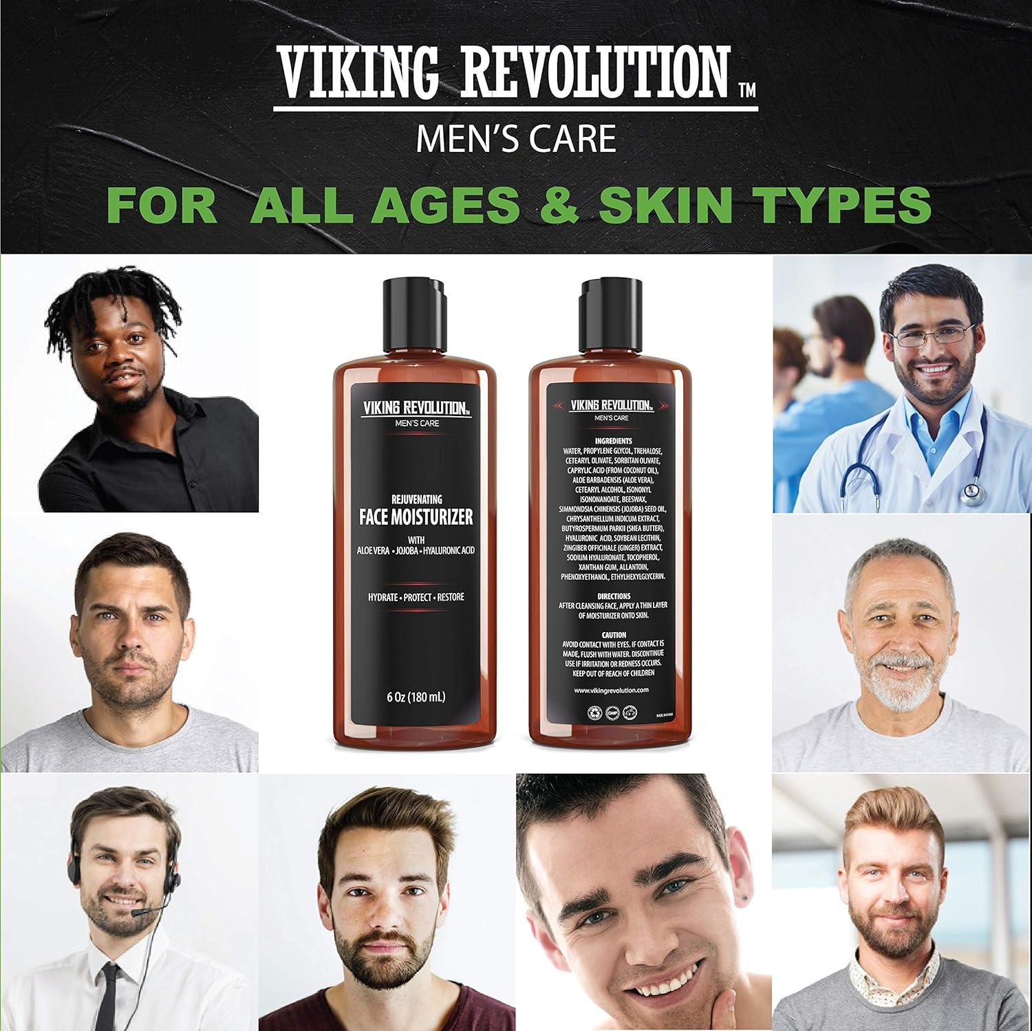 image:imageViking Revolution Natural Moisturizer Cream for Skincare Anti Wrinkle amp Anti Aging Facial CreamLotion Mens Face Care