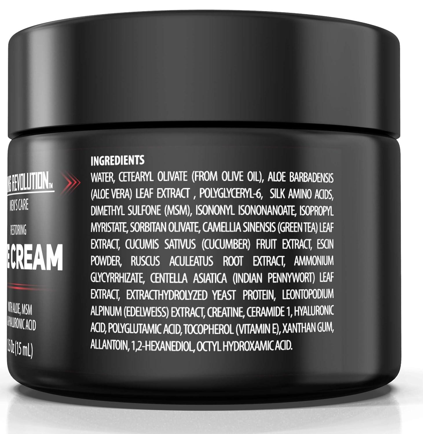 image:imageViking Revolution Mens Eye Cream Natural AntiAging Dark Circle Treatment Reduces Puffiness amp Crowsfeet 6ml1 Count Pack of 1
