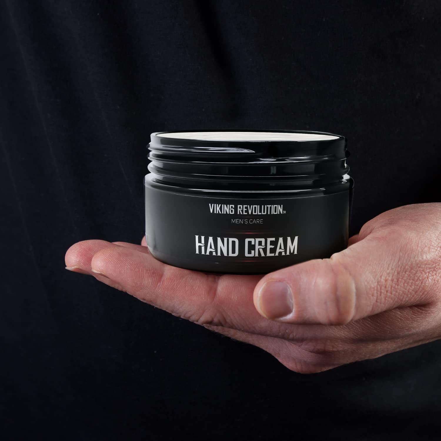 image:imageViking Revolution Mens Hand Cream Repair Cream for Dry Cracked Hands Aloe Vera Treatment with Vitamin E 35oz1 Ounce Pack of 1