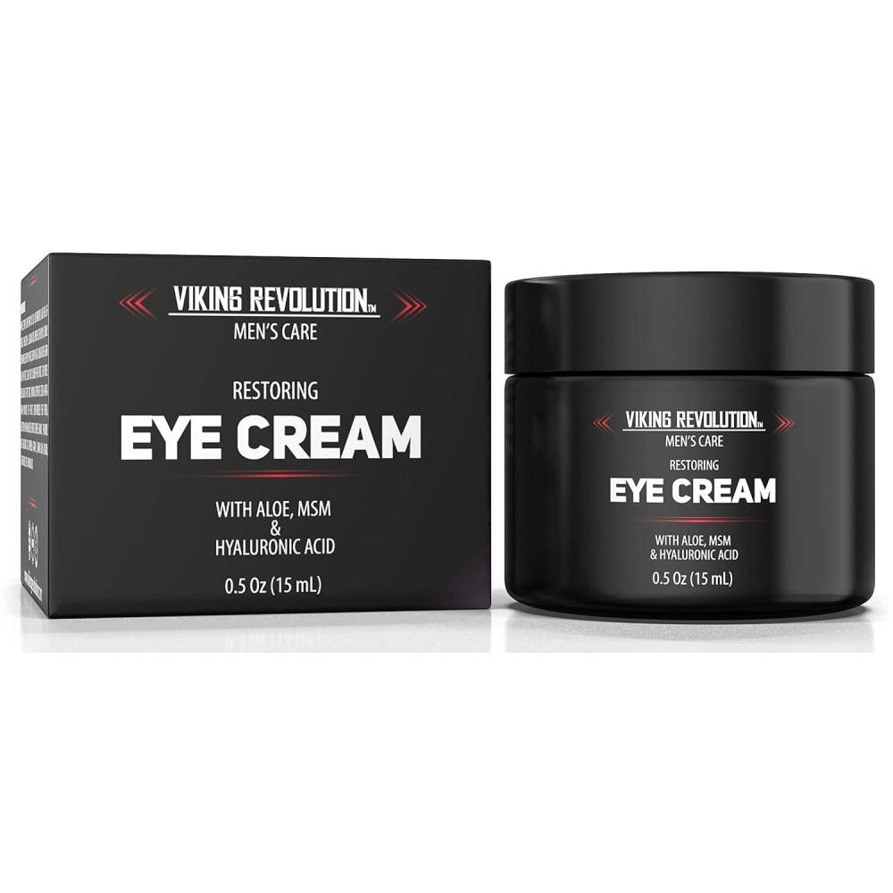 image:imageViking Revolution Mens Eye Cream Natural AntiAging Dark Circle Treatment Reduces Puffiness amp Crowsfeet 6ml1 Count Pack of 1