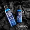 Viking Revolution Charcoal Face Wash for Men- Scrub Away Dirt and Toxins, Skin Cleaning Agent – Cleanse, Purify and Refresh – Daily Charcoal Facial Cleanser – 8 Fl Oz plus a 2 Fl Oz, 2 Piece Set
