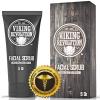 Viking Revolution Microdermabrasion Face Scrub for Men – Facial Cleanser for Skin Exfoliating, Deep Cleansing, Removing Blackheads, Acne, Ingrown Hairs – Men’s Face Scrub for Pre-Shave (1 Pack)(5 Fl Oz (Pack of 1))