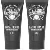 Viking Revolution Microdermabrasion Face Scrub for Men – Facial Cleanser for Skin Exfoliating, Deep Cleansing, Removing Blackheads, Acne, Ingrown Hairs – Men’s Face Scrub for Pre-Shave (1 Pack)(5 Ounce (Pack of 2))