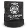 Viking Revolution Skin Cleaning Agent Activated Charcoal Soap for Men w/Dead Sea Mud, Body and Face, Cleanser,Cleansing Blackheads – Peppermint & Eucalyptus Scent 6 Oz (Pack of 2)(6 Ounce (Pack of 1))
