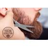 Viking Revolution – Beard and Mustache Scissors w/Comb and Synthetic Leather Case Professional Sharp Surgical Grade Steel for Trimming, Grooming, Cutting Mustache, Beards & Eyebrows Hair