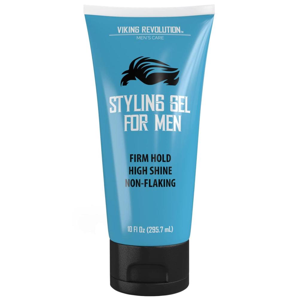 image:imageHair Gel for Men Strong Hold Mens Hair Gel Extra Strength Styling Gel for Hair Clear Hair Gel Firm Hold Gel Hair High Shine NonFlaking Curly Hair Gel 10oz10 Fl Oz Pack of 1