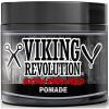 Viking Revolution Hair Pomade for Men (New Formula) – Medium Hold and Matte Shine Free for Classic Look 4oz – Water Based & Easy to Wash Out(4 Ounce (Pack of 1))