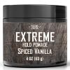 Viking Revolution Spiced Vanilla Hair Pomade for Men – Extreme Hold Hair Gel for Men – Water Based – Extra Firm Mens Hair Pomade – High Shine Mens Hair Cream (4oz)(Spiced Vanilla)