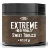 Viking Revolution Spiced Vanilla Hair Pomade for Men – Extreme Hold Hair Gel for Men – Water Based – Extra Firm Mens Hair Pomade – High Shine Mens Hair Cream (4oz)(Sweet Tobacco)