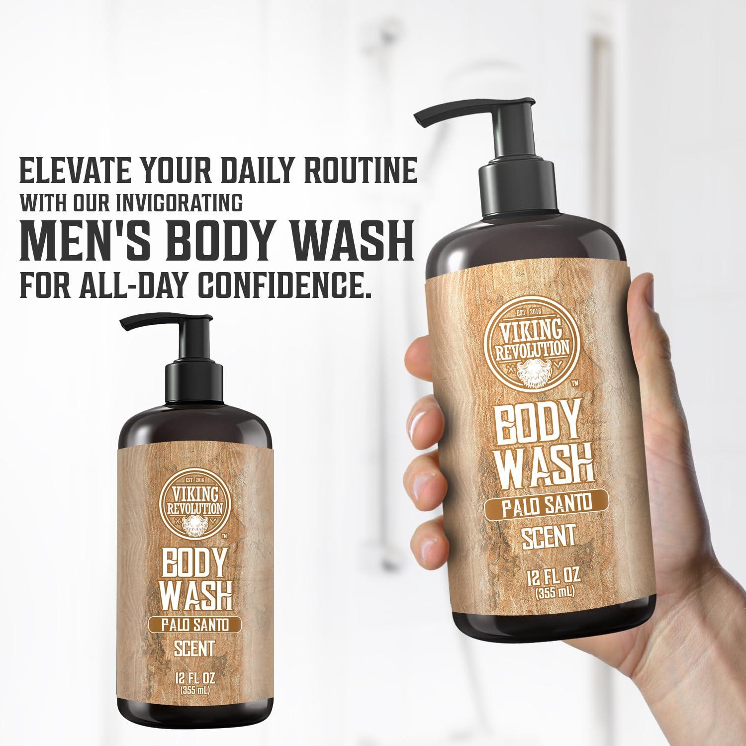 image:imageViking Revolution Mens Body Wash Coffee Whiskey Mens Body Wash Mens Natural Body Wash for Men with Vitamin E and Olive Oil Shower Gel Body Wash Men 12 Fl Oz Pack of 1Palo Santo