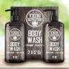 Viking Revolution Men’s Body Wash – Coffee Whiskey Mens Body Wash – Mens Natural Body Wash for Men with Vitamin E and Olive Oil – Shower Gel Body Wash Men (12 Fl Oz, Pack of 1)(Peppermint Eucalyptus)