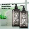 Viking Revolution Men’s Body Wash – Coffee Whiskey Mens Body Wash – Mens Natural Body Wash for Men with Vitamin E and Olive Oil – Shower Gel Body Wash Men (12 Fl Oz, Pack of 1)(Peppermint Eucalyptus)