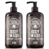 Viking Revolution Men’s Body Wash – Coffee Whiskey Mens Body Wash – Mens Natural Body Wash for Men with Vitamin E and Olive Oil – Shower Gel Body Wash Men (12 Fl Oz, Pack of 1)(Peppermint Eucalyptus)