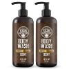 Viking Revolution Men’s Body Wash – Sweet Tobacco Mens Body Wash – Mens Natural Body Wash for Men with Vitamin E and Rosemary Oil – Shower Gel Body Wash Men (12 Fl Oz, Pack of 2)