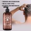Viking Revolution Sandalwood Shampoo and Conditioner Set with Biotin and Jojoba Oil – Natural Hair Shampoo and Hair Conditioner for Men with Vitamin B5 (17 Oz)(Shampoo)