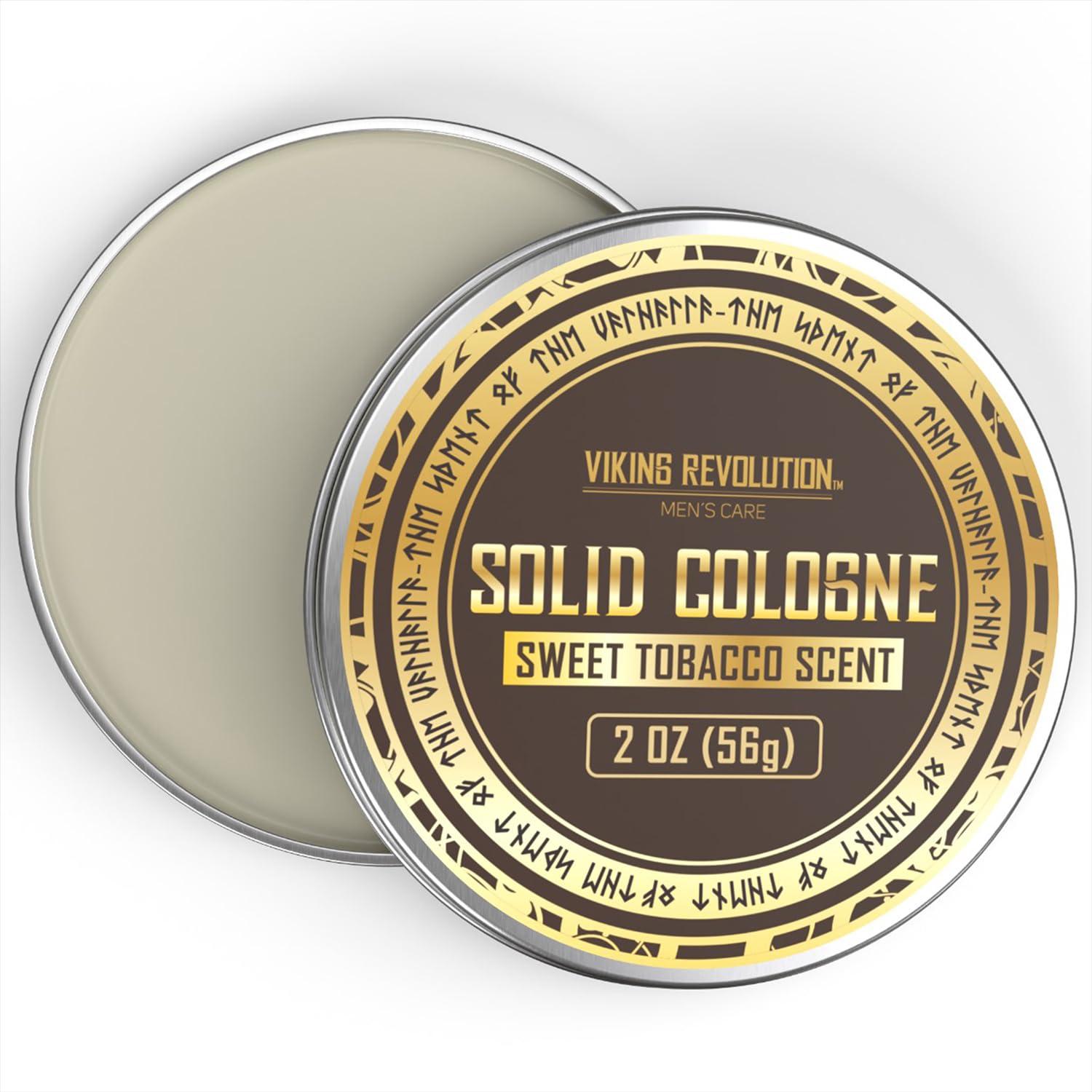 image:imageViking Revolution Sweet Tobacco Solid Cologne for Men 2 Oz Balm Perfume Travel Wax 1 Pack