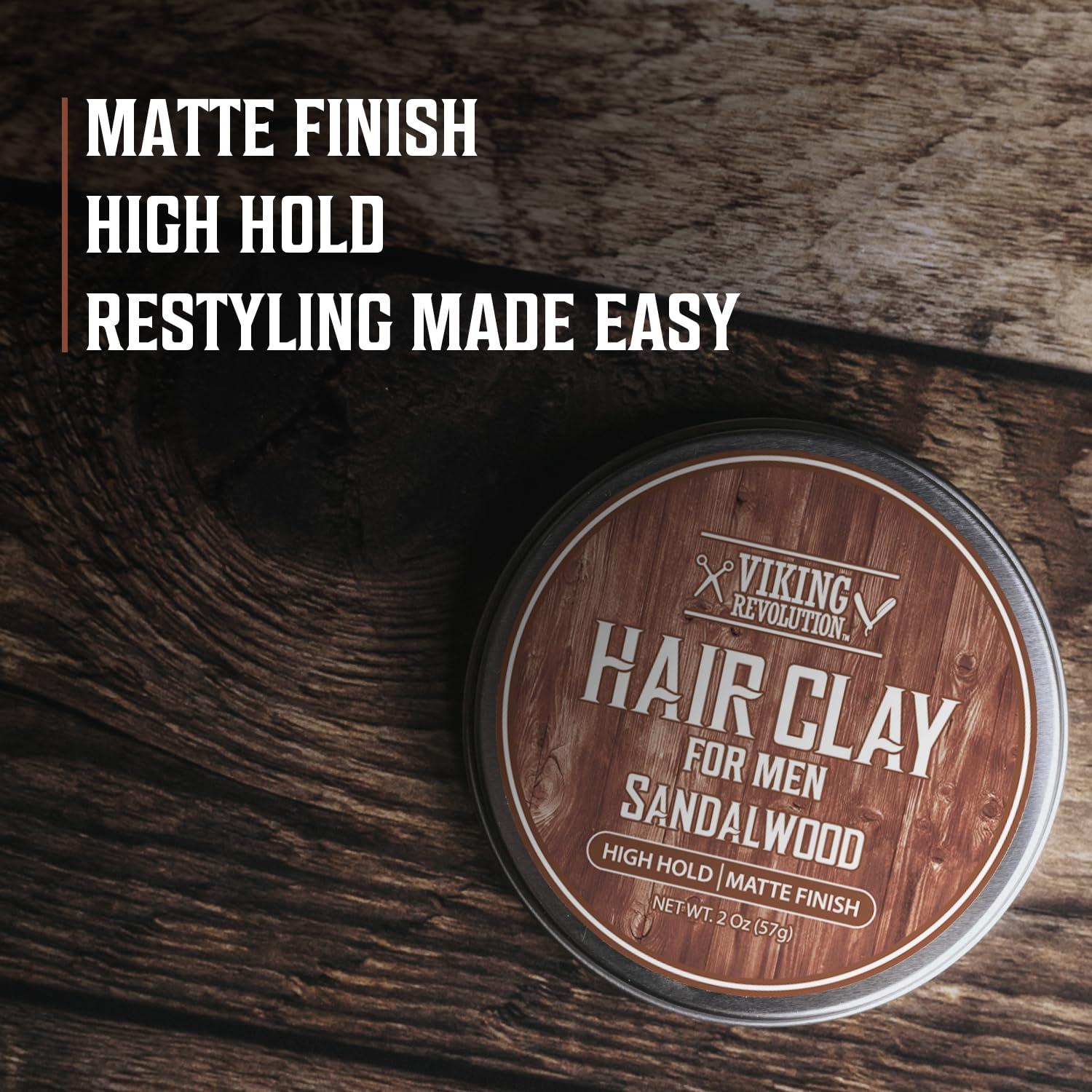 image:imageViking Revolution Ultimate Hair Care Collection Styling Hair Kit Includes Sea Salt Spray 88fl oz Texture Powder 1oz HairClay 2 oz Comb Set 6 Pieces and Oil 17fl oz Men Gifts1 Pack