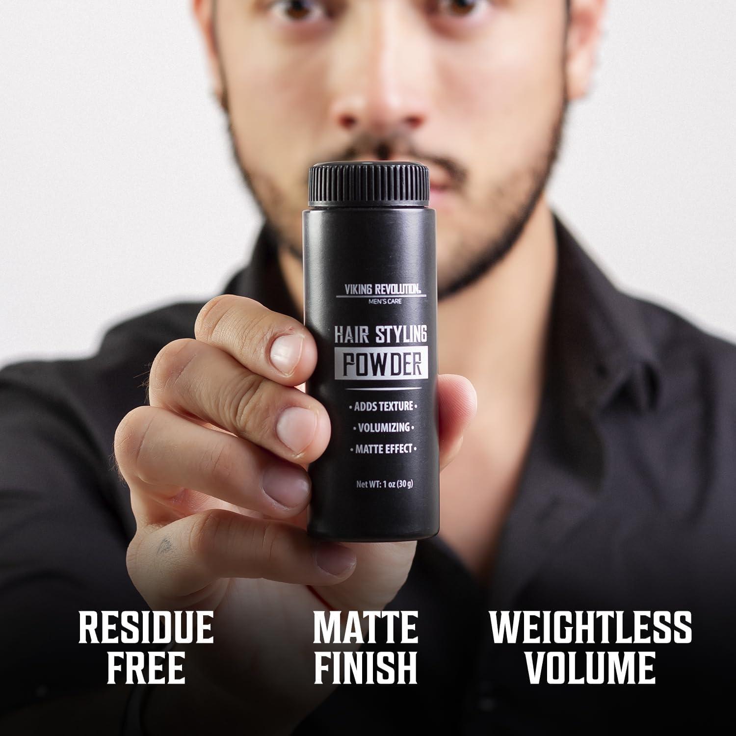 image:imageViking Revolution Ultimate Hair Care Collection Styling Hair Kit Includes Sea Salt Spray 88fl oz Texture Powder 1oz HairClay 2 oz Comb Set 6 Pieces and Oil 17fl oz Men Gifts1 Pack