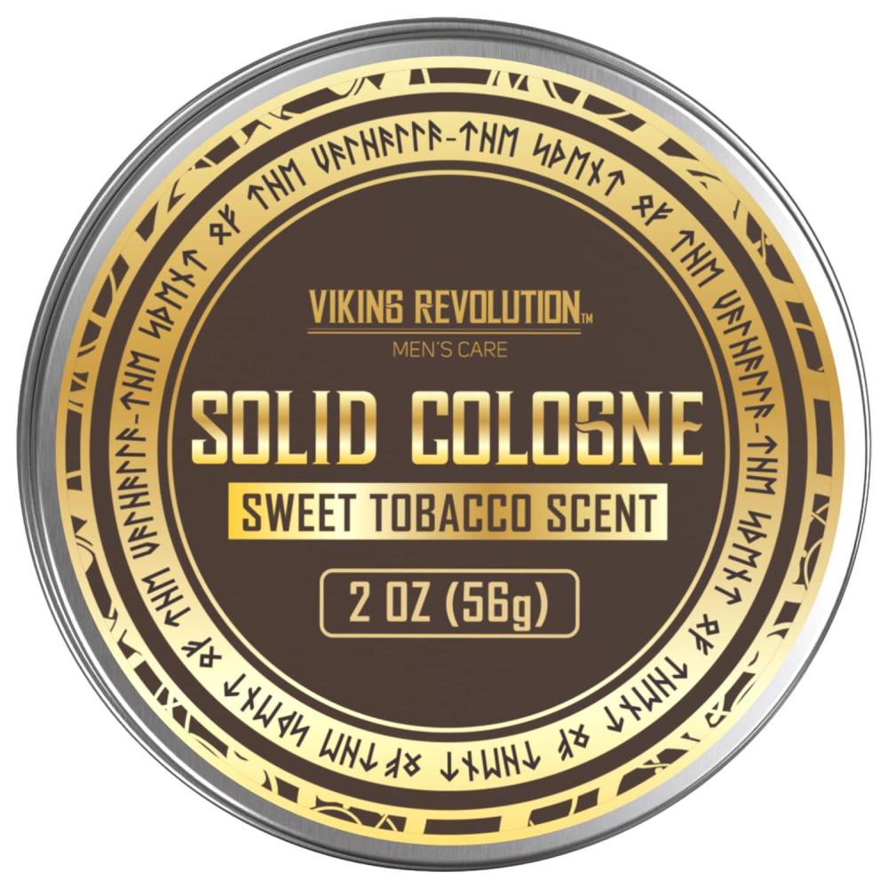 image:imageViking Revolution Sweet Tobacco Solid Cologne for Men 2 Oz Balm Perfume Travel Wax 1 Pack